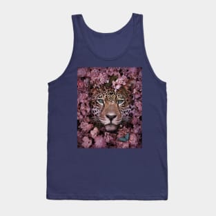 Tiger In Flowers Tank Top